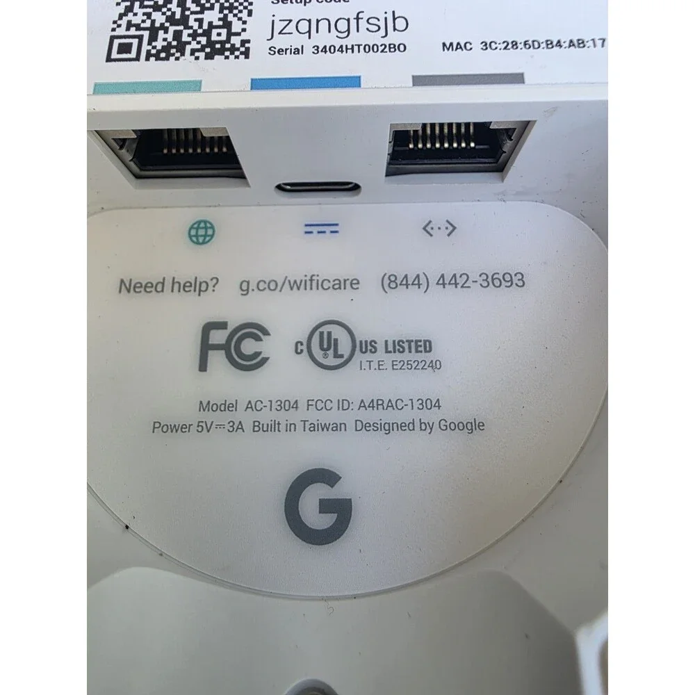 Google Home Wi-Fi-3 Pack WiFi Points-AC1200 AC1304 With Decorations